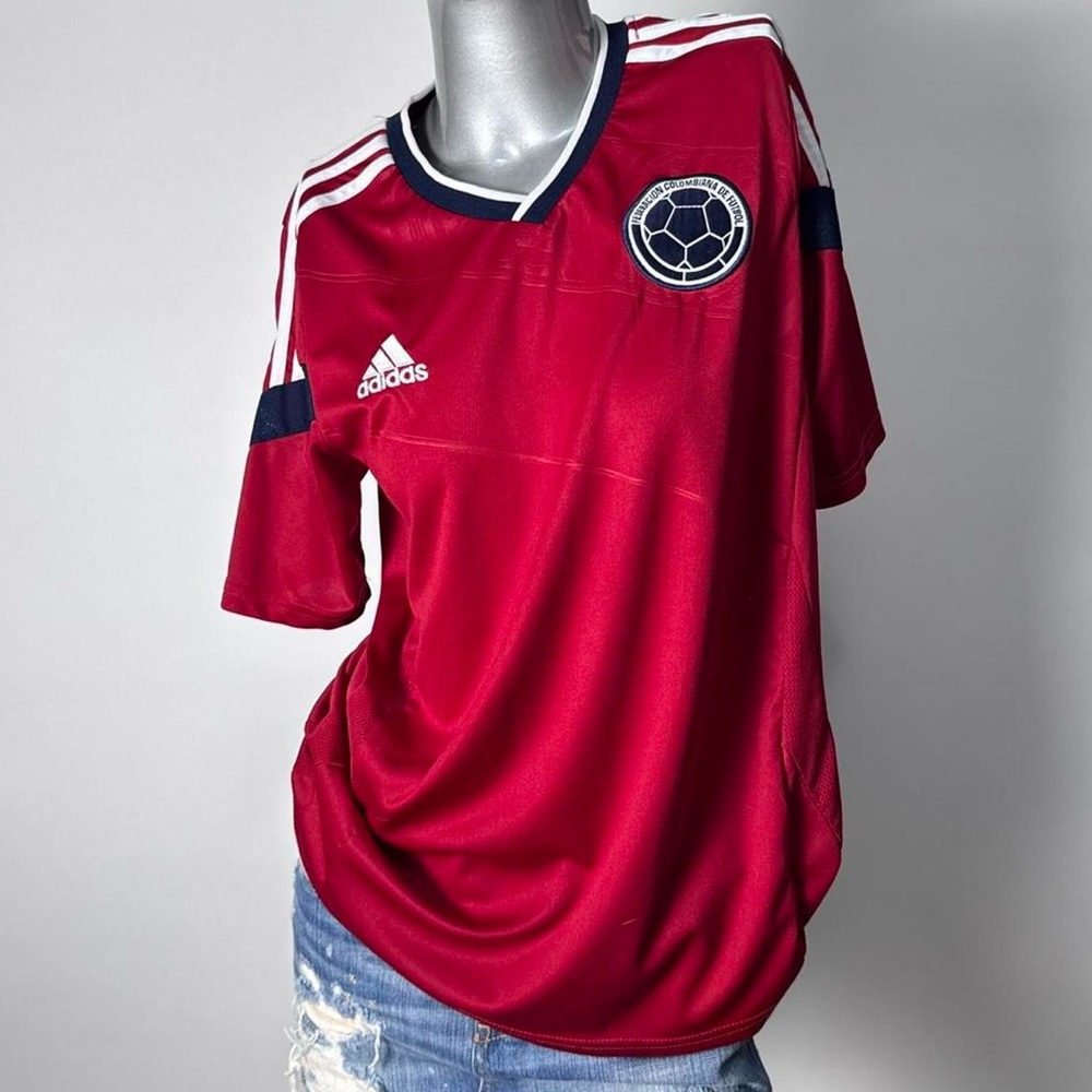 Adidas Columbia International LS Soccer Jersey Red Size S